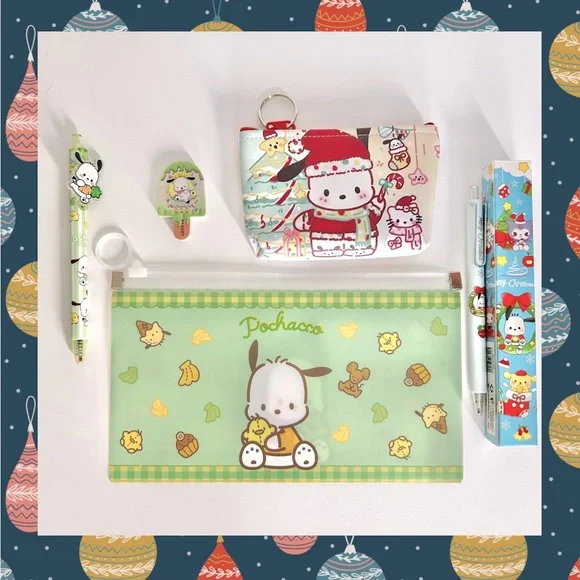 💙Pochacco Adorable Christmas Stocking Stuffed 5-Piece Mini Bundle - Picture 7 of 7